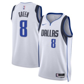 Muške NBA Dres Dallas Mavericks Josh Green 8 Nike 2022-23 Association Edition Bijela Swingman